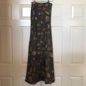 Show me your mu mu high wasted maxi skirt